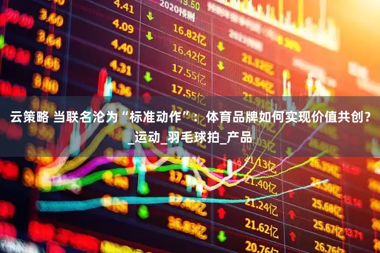 云策略 当联名沦为“标准动作”：体育品牌如何实现价值共创？_运动_羽毛球拍_产品